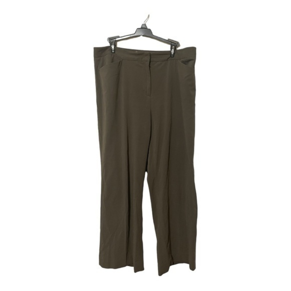 Northern Reflections Womens Town Stretch Wide Leg Chino Pants Size 14